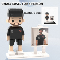 Mini figurines personnalisées, jeu de blocs de construction pour adultes, cadeau de famille, mini briques, jeu de blocs de construction pour enfants, 3d