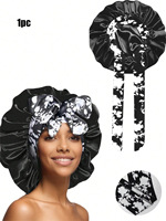 Nouvelle Arrivée Été – Bonnet en Satin Grande Taille avec Ruban Réglable pour Femme Adulte (Vente Transfrontalière)