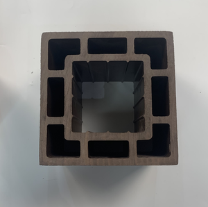 Tube carré en bois composite WPC (bois et <span class=keywords><strong>plastique</strong></span>) de 50*50MM, 60*40MM, 90*40MM pour décoration intérieure, lambris en bois creux - Product Image 3