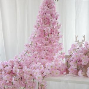 <span class=keywords><strong>Guirnalda</strong></span> <span class=keywords><strong>de</strong></span> <span class=keywords><strong>Flores</strong></span> <span class=keywords><strong>de</strong></span> Cerezo Artificiales <span class=keywords><strong>de</strong></span> Alta Calidad, Color Rosa, para Decoración <span class=keywords><strong>de</strong></span> Bodas - Product Image 5