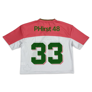 Wholesale <b>Plus</b> <b>Size</b> Football Jerseys Custom Digital Print Design <b>Mesh</b> Breathable Anti-UV Quick Dry Oversized American Football - Product Image 3
