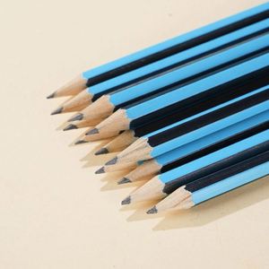 Crayon à mine hexagonal en bois de 7 pouces Deeping End Design 2B noir pour étudiants et enfants, idéal pour le dessin et l'esquisse, avec gomme standard – Fournitures scolaires - Product Image 3