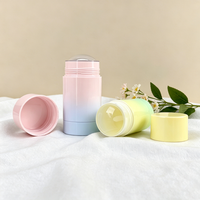 Contenant vide personnalisé pour déodorant à torsion, tube en plastique rechargeable pour anti-transpirant, emballage pour baume de parfum solide