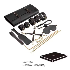 ชุดอุปกรณ์เซ็กซ์บอนด์ดี BDSM 10 ชิ้น ชุดเกมส์ SM สำหรับผู้ใหญ่ ประกอบด้วยกุญแจมือ ที่ปิดปาก ผ้าปิดตา อุปกรณ์ตีเบาๆ ของเล่นเซ็กซ์สำหรับผู้หญิงและคู่รัก - Product Image 4