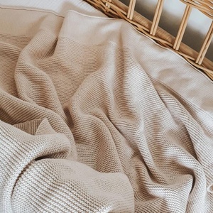 Trẻ sơ sinh trẻ sơ sinh cổ điển gia truyền ĐAN NHẸ ném chăn dễ dàng Crochet mô hình bé chăn cho người mới bắt đầu - Product Image 5