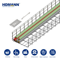 Hdmann CE IEC Certifié SS304 Treillis métallique passifé et décapé 450x50mm pour chemin de câbles en usine pharmaceutique