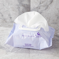 Lingettes démaquillantes douces personnalisées pour un nettoyage facial en profondeur, lingettes humides pour le visage et les parties intimes