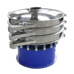 Lebensmittelindustrie Vibrations-Separator Pulversiebmaschine für Katalysator Gewürz Tapioka Mehl Vibrationssiebe Sieb Vibro-Sieb