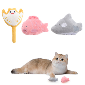 Thiết Kế Mới Dễ Thương Catnip Âm Thanh Giấy Đồ Chơi Yêu Thích Đại Dương Cá Hình Đồ Chơi Sang Trọng Cho Mèo Phong Trào Pet Đồ Chơi - Product Image 2