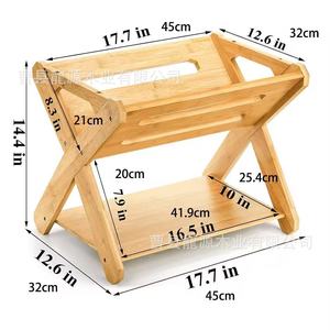 Wooden Bookshelf For Children 2 Tier Storage Rack With Toy Organizer Durable <b>Solid</b> <b>Wood</b> <b>Bookcase</b> For Home Use - Product Image 4