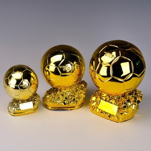 Trofeo Balón de Oro, Decoración para Portero y Jugador de Fútbol, Souvenir para Fanáticos, Tiendas de Lotería y Bares, Modelo 2024, Resina - Product Image 4