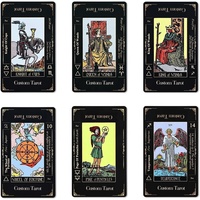 Personnalisation d'usine 22 arcanes majeurs/56 arcanes mineurs Tarot Oracle jeu de cartes imprimé sur papier d'art cartes de Tarot personnalisées