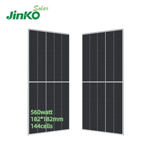 JINKO แผงโซลาร์เซลล์550W 555W 560W 565W 570W โมโนคริสตัลไลน์แบบยืดหยุ่น - Product Image 1