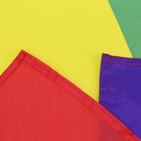 Stock d'usine 2X3FT Gay Pride Peace Rainbow Flag 6 Stripes LGBT Lesbian Banner