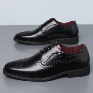 Zapatos de Cuero para Hombre en Tendencia 2026, Zapatos Formales Cómodos de Punta Puntiaguda para Negocios, Zapatos de Hombre Versátiles y a la Moda - Product Image 2