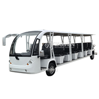 Bus électrique touristique économique en gros, 14 places, batterie au plomb, garantie 2 ans, pour aéroport, campus, parc industriel