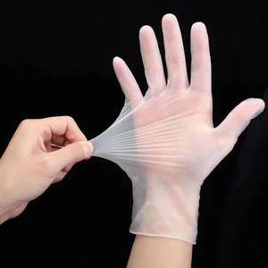Fabricant de gants en pvc en vinyle transparent jetable de qualité alimentaire sans poudre - Product Image 1