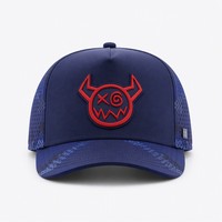 Casquette de camping d'été imperméable et performante à 5 panneaux en maille, personnalisable avec logo, pour la vente en gros