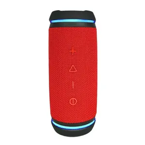 Bluetooth 5 0 ODM OEMFactory Speaker portabel dengan Led dinamis dan suara Stereo jernih cocok untuk penggunaan luar ruangan