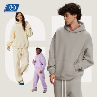 Sweat à capuche en polaire surdimensionné 350 GSM, sweat à capuche en polaire épais, sweat à capuche en polaire de qualité supérieure pour programmes d'approvisionnement en gros de sweats à capuche sans marque