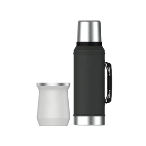 New 304 thép không gỉ du lịch đặt hai lớp cách điện thể thao chai nước chân không Nam Mỹ Argentina mate trà ly - Product Image 6