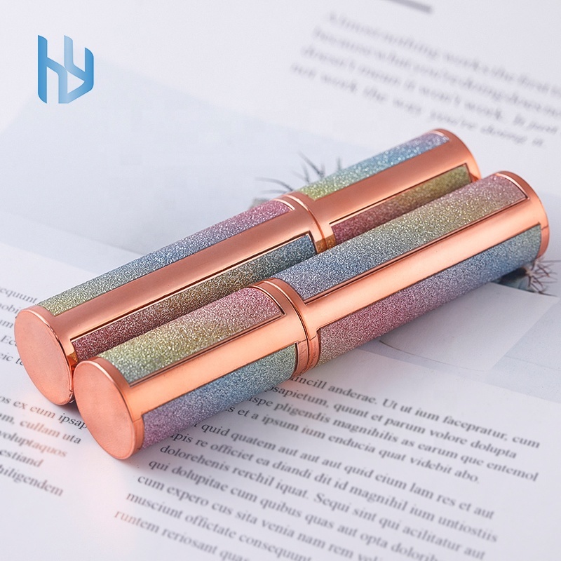2021, лидер продаж, пластиковый цилиндр с логотипом на заказ, пустой портативный контейнер для чёрных ресниц, пластиковая туба для туши