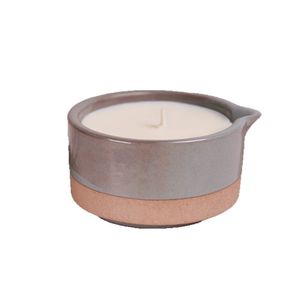 Vela Aromática en Vaso de Cerámica, Redonda, Hecha a Mano, Cera de Soja Mixta, Decoración para el Hogar - Product Image 4