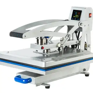 Commercial grade professional magnetic semi-automatic 40*50 t shirt sublimation heat press machine