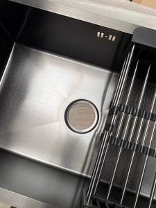 อ่างล้างจานสเตนเลส304เดี่ยวแบบอัจฉริยะมาตรฐานไม่มีก๊อกน้ำอ่างล้างจานห้องครัวสมัยใหม่ - Product Image 4