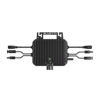Système de stockage d'énergie solaire connecté au réseau Bluetti pour balcon, ensemble complet comprenant panneau, contrôleur de charge, micro-onduleur, batterie