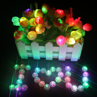 Boules lumineuses LED clignotantes, 100 pièces par sac, pour fêtes d'anniversaire, Noël, festivals, mini lampes LED rondes, lampes LED individuelles pour fête