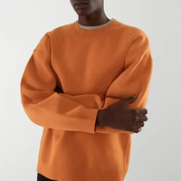 Pulls en cachemire et laine pour hommes, col rond, tricotés, personnalisables, basiques de la mode d'hiver, pulls d'automne
