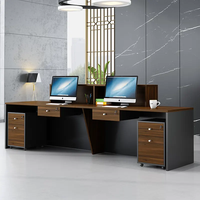 Meubles de bureau, comptoir de bureau, design de comptoir, armoire de rangement latérale, table de réception, panneau de bureau en bois, bureau en bois moderne