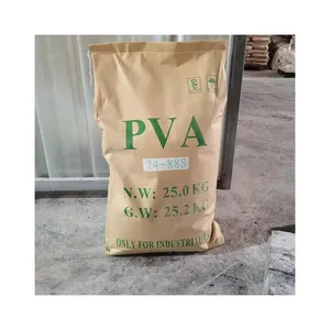 โพลีไวนิลแอลกอฮอล์กาวสีขาวโพลีเมอร์ PVA 2488วัตถุดิบสำหรับกระเบื้องกาวปูนฉาบผง RDP