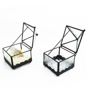 <span class=keywords><strong>Vaso</strong></span> da Tavolo Vintage in Vetro <span class=keywords><strong>a</strong></span> Forma di <span class=keywords><strong>Cuore</strong></span> Stile Art Déco per Arredamento Moderno e Decorazioni Nuziali - Product Image 3