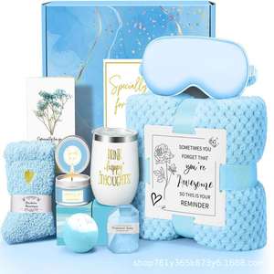 Coffret Cadeau Anniversaire & Mariage : Coffret Cadeau Bain Relaxant avec Serviette, Coffret Cadeau Spa pour Femme, Cadeaux d'Anniversaire, de Mariage, Faveurs de Mariage, Fête des Mères - Product Image 3