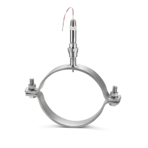 Sensor de Temperatura Pt100 0085 LCD OEM IP68 con Abrazadera para Tubería ODM 4-20mA/HART - Product Image 1