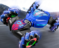 Nouvelle voiture télécommandée tout-terrain transformable et capteur de mouvements pour enfants, avec transmission intégrale, pour cascades et drifts