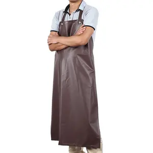 PVC Coating Safety Protective waterproof Acid and Alkali Resistant Apron For chemical industry