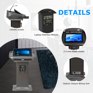 Fk500y di động nhà thờ bục giảng với trọng lượng nhẹ thép & nhựa Bục Giảng hệ thống âm thanh cho Nhà thờ rostrum - Product Image 6