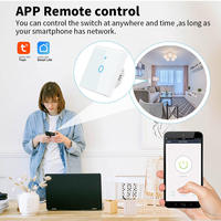 Pour WIFI Sans Fil À Distance Smart Home Mur Tactile Commutateur ABS Panneau LED Indicateur Smart Life Controller 3-Gang