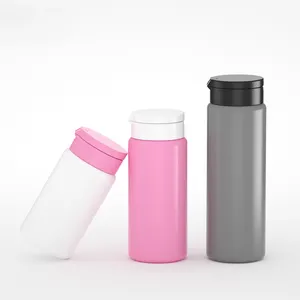 Eco Friend HDPE Material Cosmetic 50g 100g 150g 200g Hair Powder Shaker Hair Fiber Bottle Baby Powder Bottle With Sifter