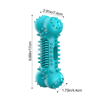 En gros Populaire Pet Molaire Jouet De Nettoyage À Mâcher Brosse À Dents Chien Produit TPR Chien Résistant Aux Morsures Formation Os Bâton Jouets