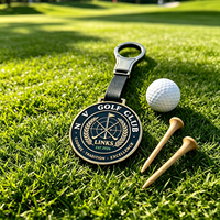 Étiquette magnétique pour sac de golf OEM, double face, logo personnalisé, étiquette pour sac de golf