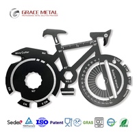 Carte-cadeau personnalisée avec logo, 20 en 1, mini-outil multifonction pour vélo, carte de visite unique, gadget utilitaire, cadeaux pour salons professionnels, outils de poche