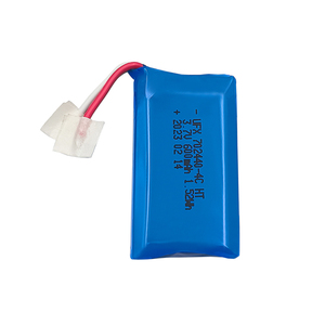 ผู้ผลิตเซลล์ลิเธียมไอออนของจีน แบตเตอรี่รุ่น UFX 702440-4C ความจุ 600mAh 3.7V แบบชาร์จได้ ได้รับการรับรองมาตรฐาน MASD แคโทด LiCoO2 ขายดี - Product Image 1