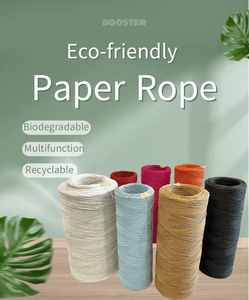 Factory Price <b>Braided</b> Paper <b>Cord</b> Gift Bag Paper Rope 0.8-3mm Twisted Rope - Product Image 2