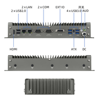 PC Industrial Intel de 8.ª/10.ª/11.ª Generación, 2*COM, 2*2.5Gbe, DDR4, Linux/Windows, Computadora sin Ventilador, Panel, WiFi 5G, en Stock
