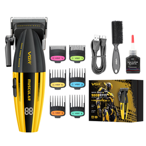 VGR V-285 <span class=keywords><strong>Tagliacapelli</strong></span> Professionale Ricaricabile in Metallo ad Alta Velocità 9000RPM per Parrucchieri e Barbieri, <span class=keywords><strong>Trimmer</strong></span> Senza Fili - Product Image 5