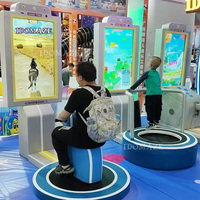 Équipement de terrain de jeu intérieur Aire de jeu souple Jeu pour enfants Balançoire interactive avec projecteur